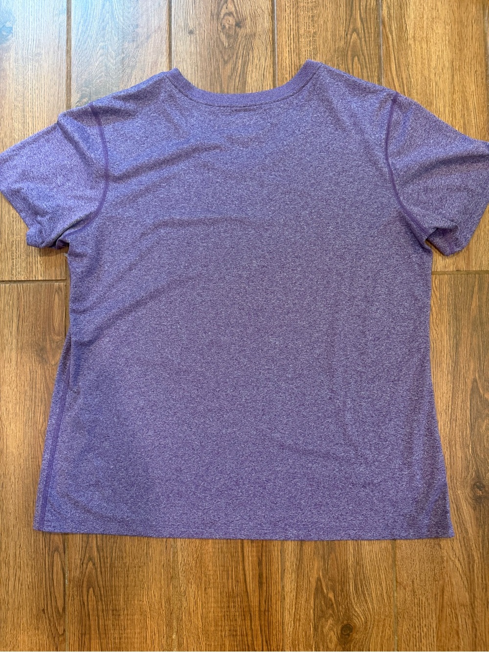 REI Heathered Purple Short Sleeve Crew Tee Size XL - Picture 3 of 3
